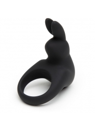 Черное эрекционное виброкольцо Happy Rabbit Rechargeable Rabbit Cock Ring - Happy Rabbit - в Брянске купить с доставкой