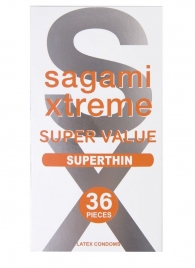 Ультратонкие презервативы Sagami Xtreme Superthin - 36 шт. - Sagami - купить с доставкой в Брянске