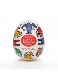 Мастурбатор-яйцо Keith Haring EGG DANCE - Tenga - в Брянске купить с доставкой