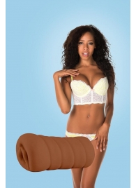 Коричневый мастурбатор-вагина BRIANNA - Dream Toys - в Брянске купить с доставкой