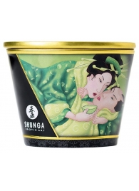 Массажная свеча Exotic Green Tea с ароматом зелёного чая - 170 мл. - Shunga - купить с доставкой в Брянске