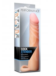 Телесная насадка на пенис Cock Xtender - 17,7 см. - Blush Novelties - в Брянске купить с доставкой