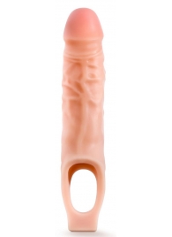 Телесная насадка на пенис 9 Inch Cock Sheath Extender - 22,2 см. - Blush Novelties - в Брянске купить с доставкой