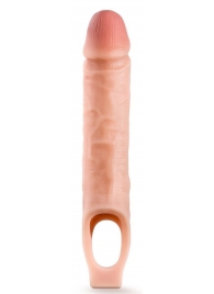 Телесная насадка на пенис 10 Inch Cock Sheath Extender - 25 см. - Blush Novelties - в Брянске купить с доставкой