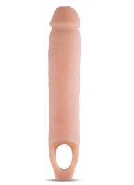 Телесная насадка на пенис 11.5 Inch Cock Sheath Penis Extender - 29,2 см. - Blush Novelties - в Брянске купить с доставкой