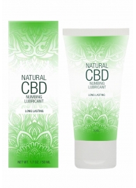 Лубрикант с пролонгирующим эффектом Natural CBD Numbing Lubricant - 50 мл. - Shots Media BV - купить с доставкой в Брянске