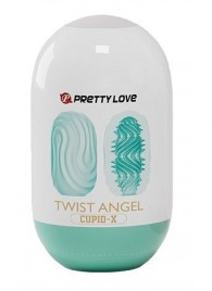 Бирюзовый мастурбатор-яйцо Twist Angel - Baile - в Брянске купить с доставкой
