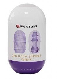 Сиреневый мастурбатор-яйцо Smooth Stripes - Baile - в Брянске купить с доставкой