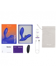 Синий анальный вибратор We-Vibe Vector+ - We-vibe - в Брянске купить с доставкой