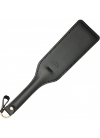 Черная кожаная шлепалка SitaBlack - 30 см. - Sitabella - купить с доставкой в Брянске