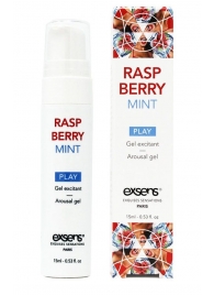 Возбуждающий гель Raspberry Mint с ароматом малины и мяты - 15 мл. - Exsens - купить с доставкой в Брянске