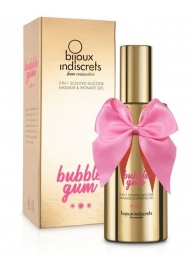 Гель с ароматом жвачки Bubblegum 2-in-1 Scented Silicone Massage And Intimate Gel - 100 мл. - Bijoux Indiscrets - купить с доставкой в Брянске