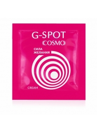 Стимулирующий интимный крем для женщин Cosmo G-spot - 2 гр. - Биоритм - купить с доставкой в Брянске