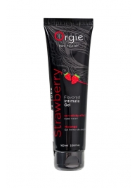 Интимный гель на водной основе Lube Tube Strawberry с клубничным вкусом - 100 мл. - ORGIE - купить с доставкой в Брянске