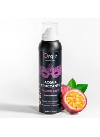 Хрустящая пенка для массажа Acqua Croccante Passion Fruit - 150 мл. - ORGIE - купить с доставкой в Брянске Хрустящая пенка для массажа Acqua Croccante Passion Fruit - 150 мл. - ORGIE - купить с доставкой в Брянске