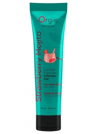 Съедобный интимный гель Orgie Lube Tube Cocktail Strawberry Mojito - 100 мл. - ORGIE - купить с доставкой в Брянске