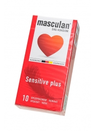 Презервативы Masculan Sensitive plus - 10 шт. - Masculan - купить с доставкой в Брянске