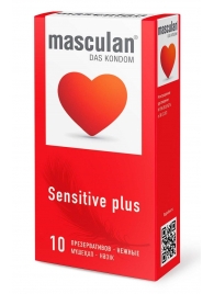 Презервативы Masculan Sensitive plus - 10 шт. - Masculan - купить с доставкой в Брянске