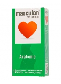 Презервативы анатомической формы Masculan Anatomic - 10 шт. - Masculan - купить с доставкой в Брянске