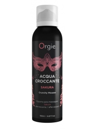 Хрустящая пенка для массажа Orgie Acqua Croccante Sakura с ароматом сакуры - 150 мл. - ORGIE - купить с доставкой в Брянске