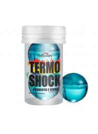 Интимный гель Termo Shock Hot Ball с разогревающе-покалывающим эффектом (2 шарика по 3 гр.) - HotFlowers - купить с доставкой в Брянске