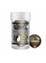 Анальный лубрикант на масляной основе Hot Ball Plus Conforto (2 шарика по 3 гр.) - HotFlowers - купить с доставкой в Брянске