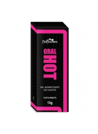 Гель для оральных ласк Oral Hot с согревающим эффектом - 15 гр. - HotFlowers - купить с доставкой в Брянске