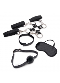 Набор для фиксации из 7 предметов Hogtie   Ball Gag Kit - Lux Fetish - купить с доставкой в Брянске