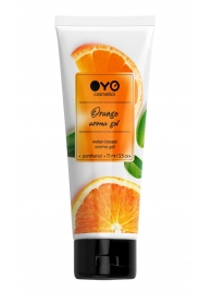 Лубрикант на водной основе OYO Aroma Gel Orange с ароматом апельсина - 75 мл. - OYO - купить с доставкой в Брянске