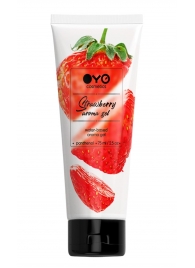 Лубрикант на водной основе OYO Aroma Gel Strawberry с ароматом клубники - 75 мл. - OYO - купить с доставкой в Брянске