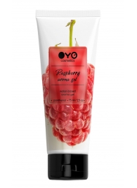 Лубрикант на водной основе OYO Aroma Gel Raspberry с ароматом малины - 75 мл. - OYO - купить с доставкой в Брянске