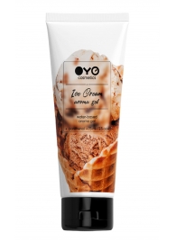 Лубрикант на водной основе OYO Aroma Gel Ice Cream с ароматом пломбира - 75 мл. - OYO - купить с доставкой в Брянске