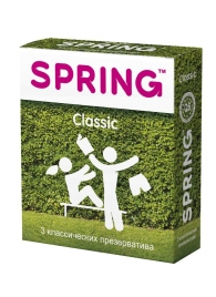 Классические презервативы SPRING CLASSIC - 3 шт. - SPRING - купить с доставкой в Брянске