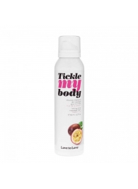 Массажная хрустящая пенка Tickle my body с ароматом маракуйи - 150 мл. - Love to Love - купить с доставкой в Брянске