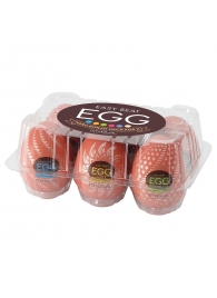 Набор из 6 мастурбаторов-яиц Tenga Egg Variety Pack V - Tenga - в Брянске купить с доставкой
