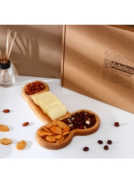 Деревянное блюдо для подачи в форме члена (32,5 х 20 х 1,7 см) - Сима-Ленд - купить с доставкой в Брянске