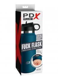 Мастурбатор-вагина в синей колбе F*ck Flask - Pipedream - в Брянске купить с доставкой