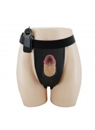 Полый вибрострапон на регулируемых трусиках Draven - 17,5 см. - Baile - купить с доставкой в Брянске