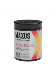 Анатомические презервативы MAXUS Sensual - 15 шт. - Maxus - купить с доставкой в Брянске