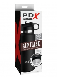 Черный мастурбатор в виде бутылки Fap Flask - Pipedream - в Брянске купить с доставкой