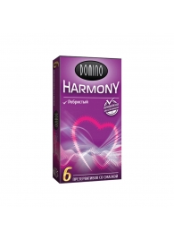 Презервативы с рёбрышками Domino Harmony - 6 шт. - Domino - купить с доставкой в Брянске