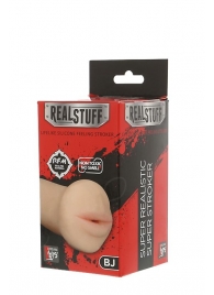 Нежный мастурбатор-ротик REALSTUFF 5INCH MASTURBATOR BJ - Dream Toys - в Брянске купить с доставкой