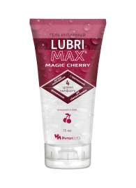 Интимный гель-смазка на водной основе Lubrimax Magic Cherry - 75 мл. - ИнтелБИО - купить с доставкой в Брянске