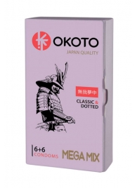 Презервативы OKOTO Mega Mix - 12 шт. - Sitabella - купить с доставкой в Брянске