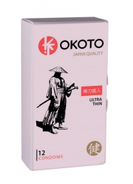 Тонкие презервативы OKOTO Ultra Thin - 12 шт. - Sitabella - купить с доставкой в Брянске