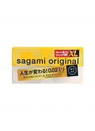 Презервативы увеличенного размера Sagami Original 0.02 XL-size - 12 шт. - Sagami - купить с доставкой в Брянске