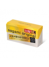 Презервативы увеличенного размера Sagami Original 0.02 XL-size - 12 шт. - Sagami - купить с доставкой в Брянске