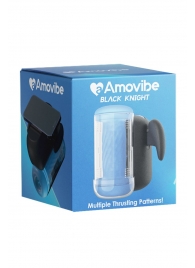 Инновационный робот-мастурбатор Black Knight с функцией пенетрации - Amovibe - в Брянске купить с доставкой