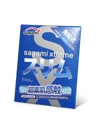 Презерватив Sagami Xtreme FEEL FIT 3D - 1 шт. - Sagami - купить с доставкой в Брянске