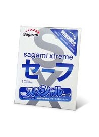 Презерватив Sagami Xtreme Ultrasafe с двойным количеством смазки - 1 шт. - Sagami - купить с доставкой в Брянске